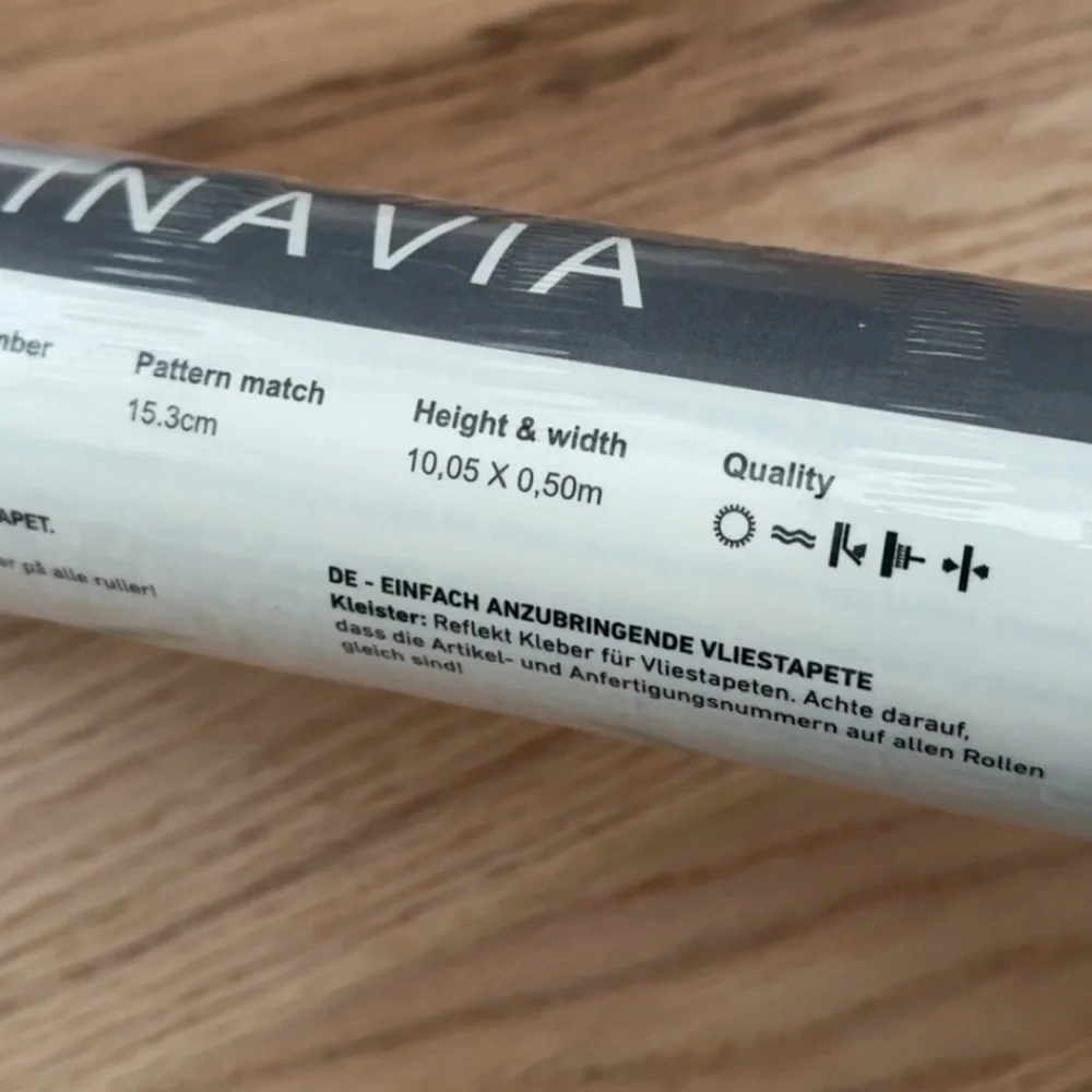 NEW 3 Rolls Scandinavia Pia Bergvall Lunden Green Bows‎ Wallpaper